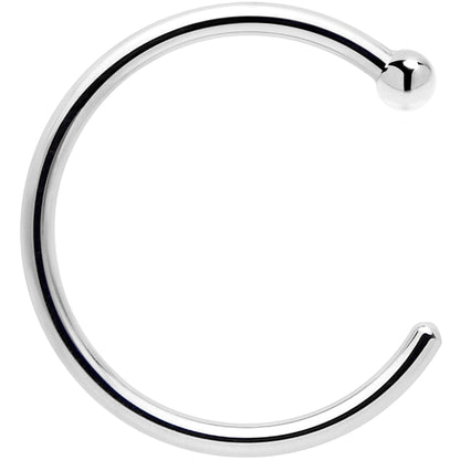 Real Platinum Nose Hoop - Hypoallergenic & Luxurious BodyCandy