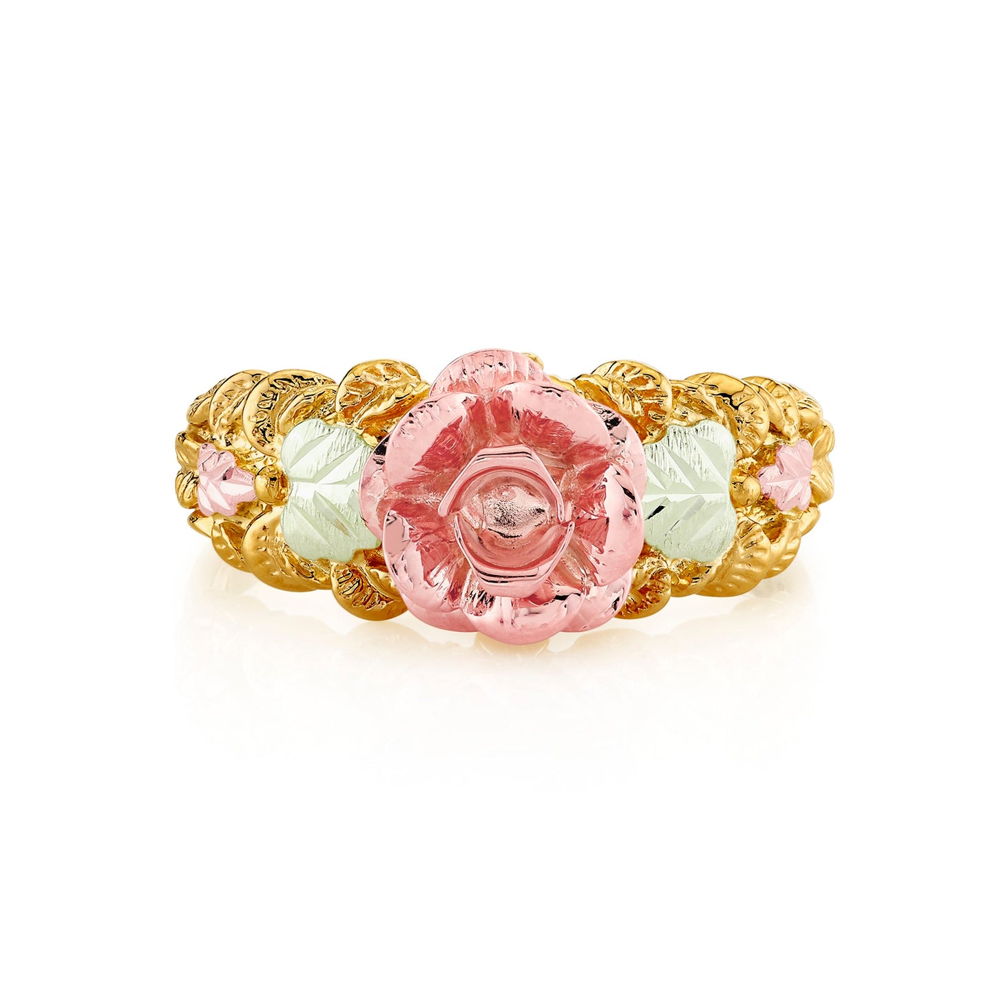 Intricate Rose - Black Hills Gold Ladies Ring