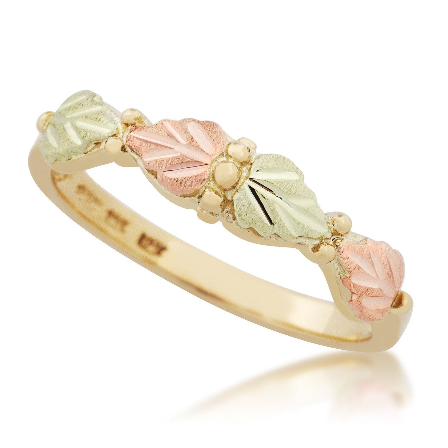 Four Leaves - Black Hills Gold Ladies Ring