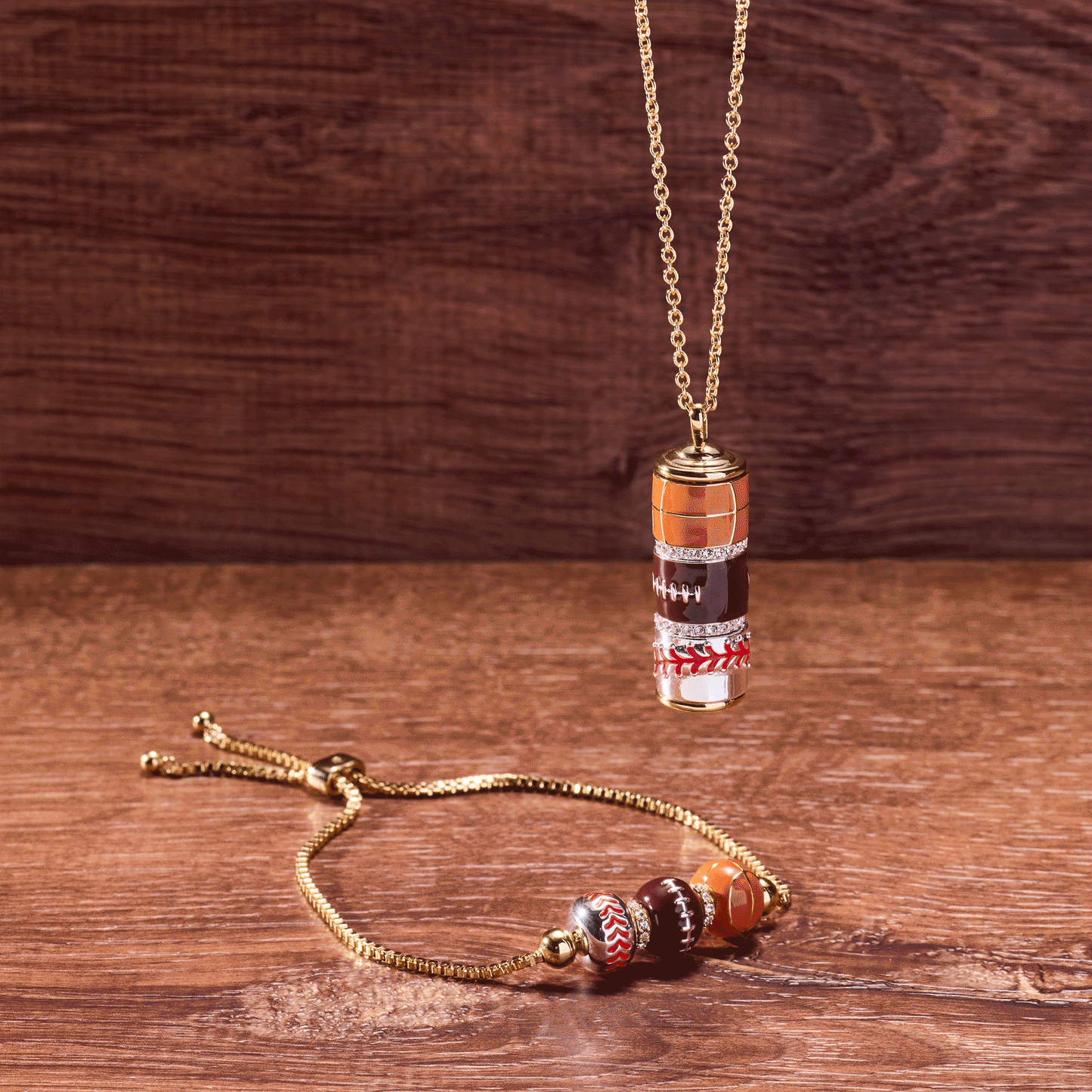 Game On Spinner Bolo Bracelet ALEX AND ANI