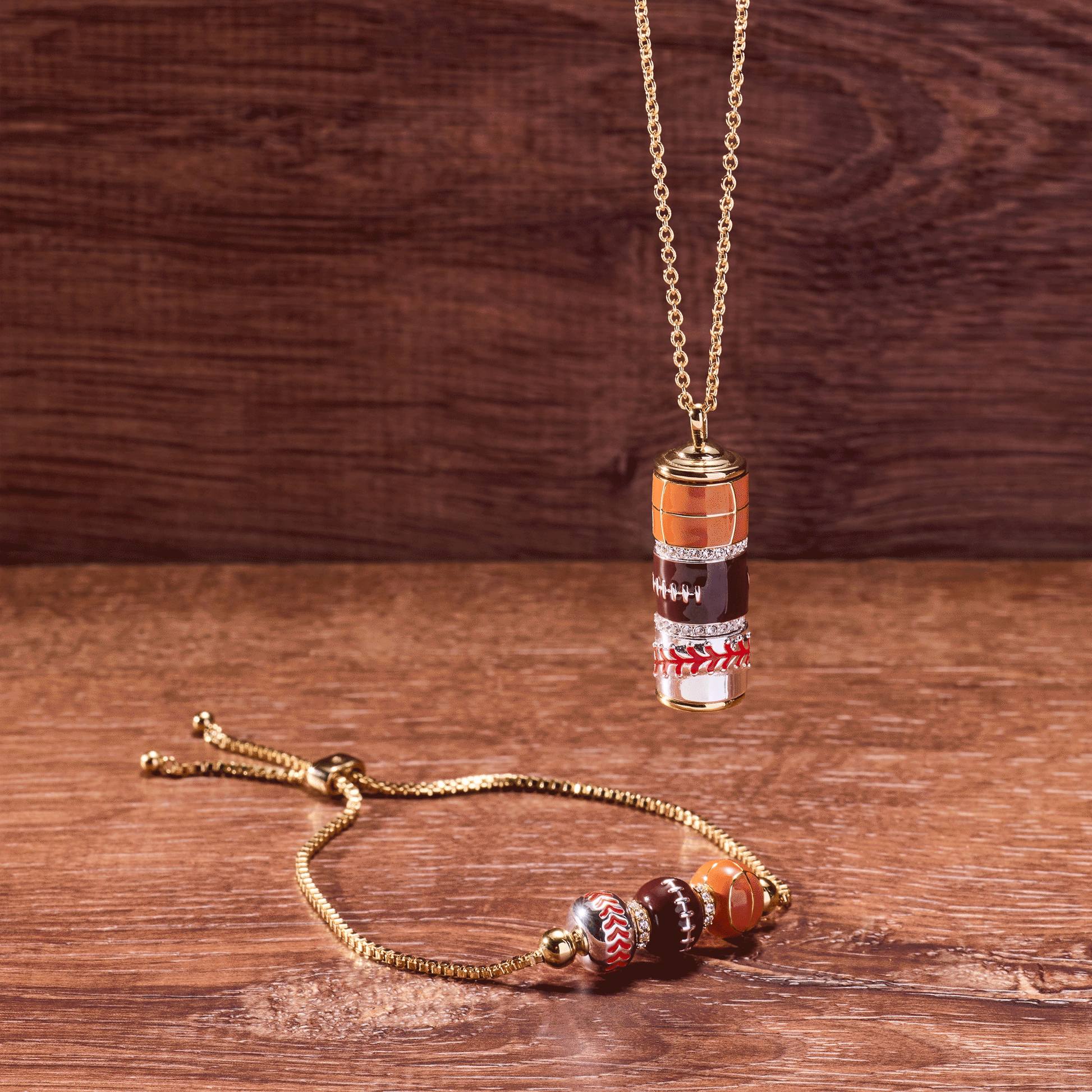 Game On Spinner Bolo Bracelet ALEX AND ANI
