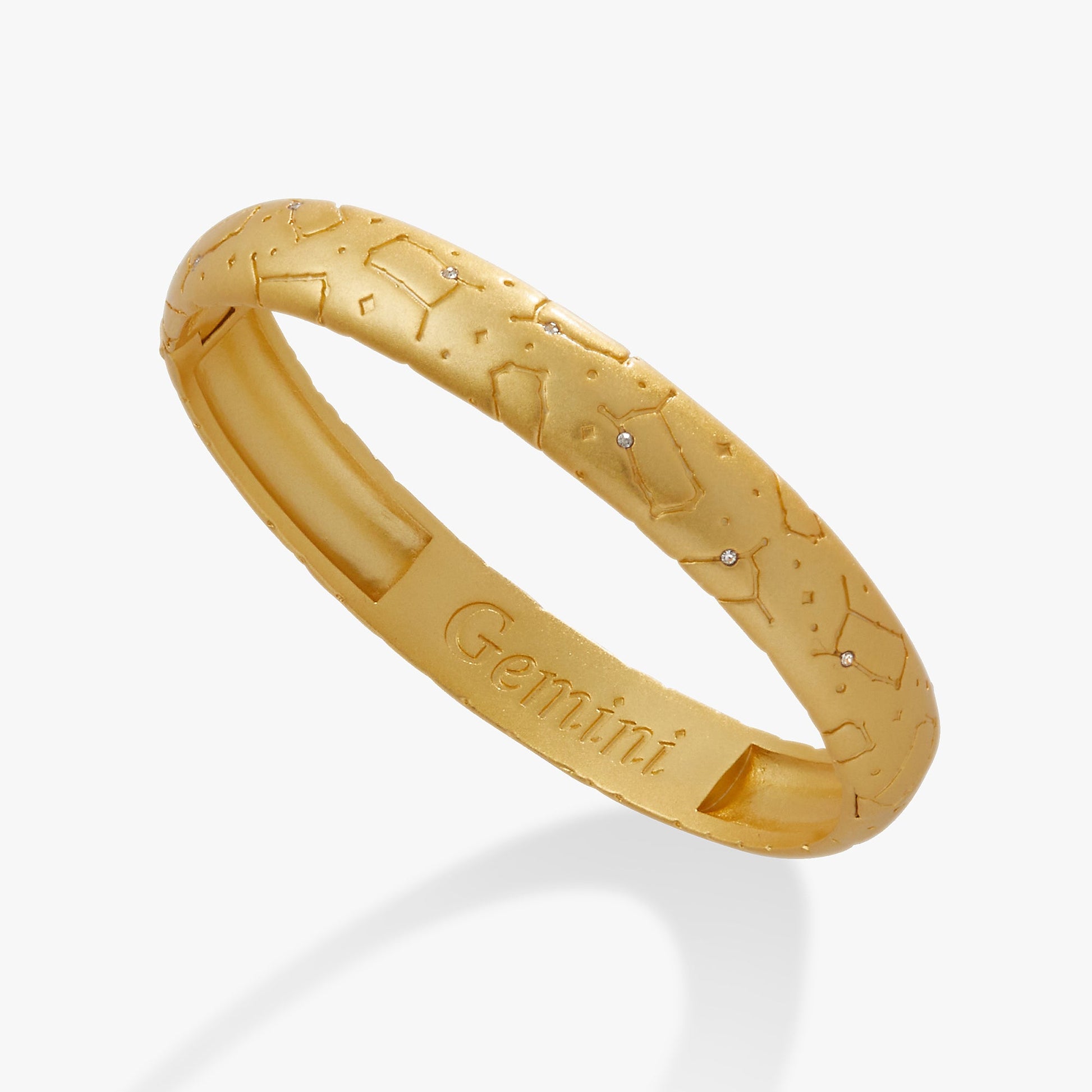 Gemini Zodiac Hinge Bangle ALEX AND ANI