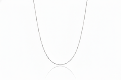 Diamond Tennis Choker Necklace in 925 Sterling Silver