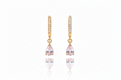 Sparkle & Shine Pave Diamond Huggie Earrings in 925 Sterling Silver