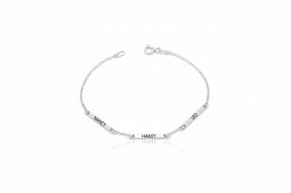 Engraved Bar Bracelet - Personalized Gift Idea