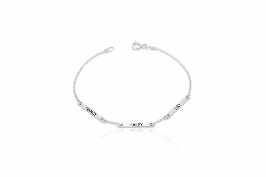 Engraved Bar Bracelet - Personalized Gift Idea