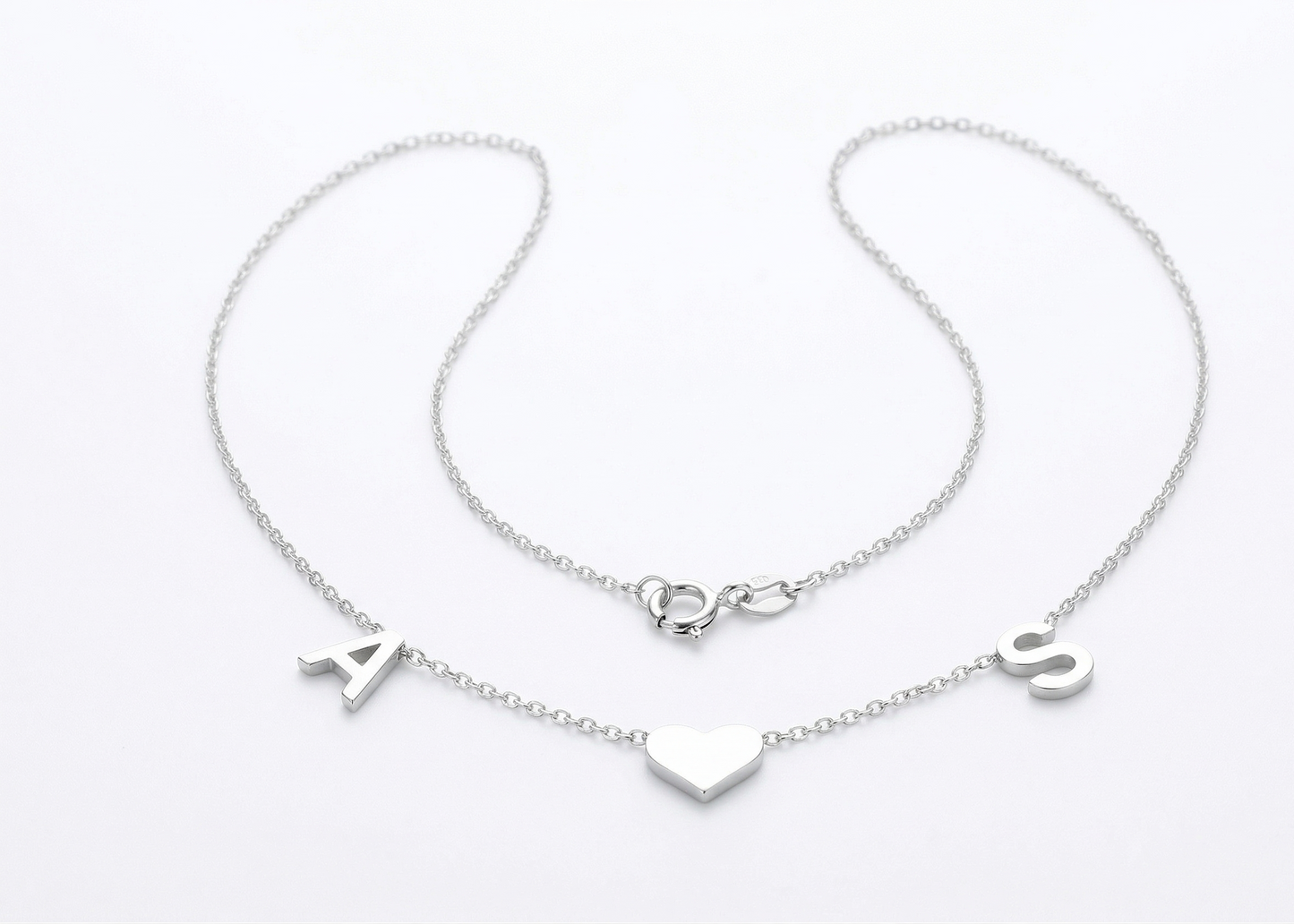 Initial Heart Necklace | Delicate Personalized Jewelry for Women