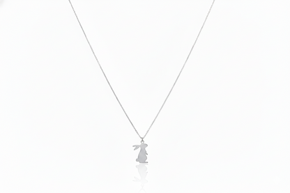925 Sterling Silver Bunny Necklace