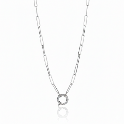 Sailor Lock Paperclip Chain Necklace