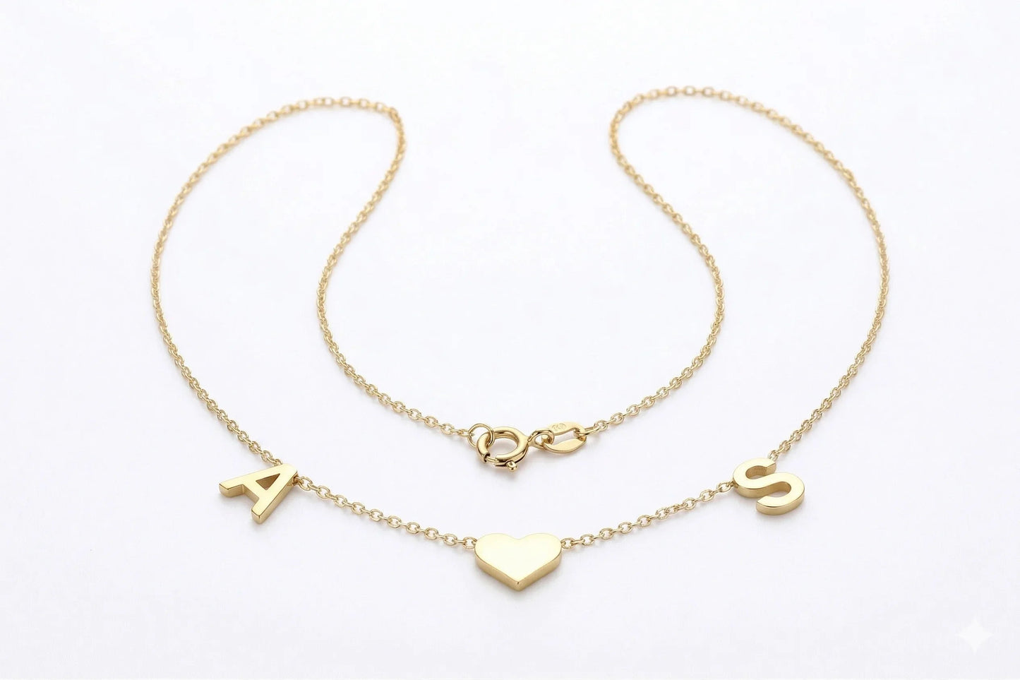 Initial Heart Necklace | Delicate Personalized Jewelry for Women