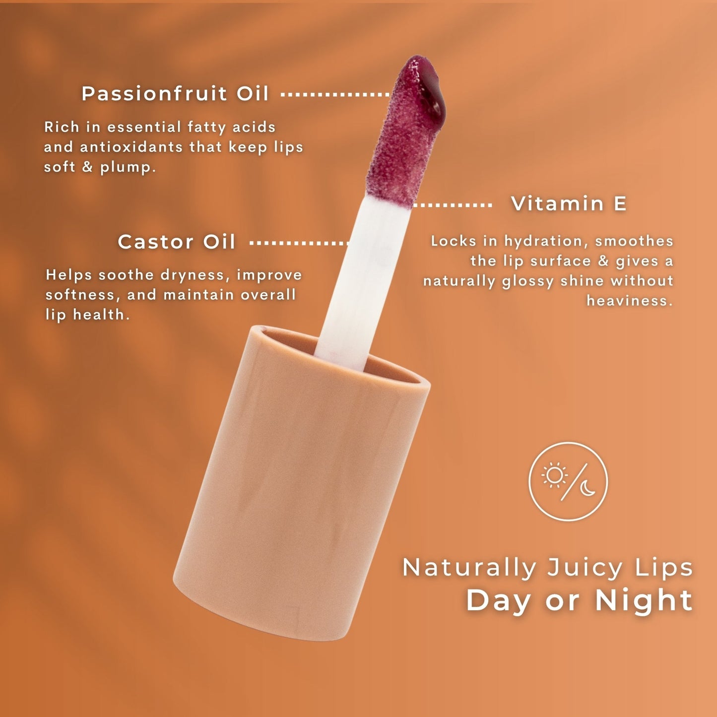 Tierra - Passionfruit Oil Lip Gloss Bomani Beauty MD
