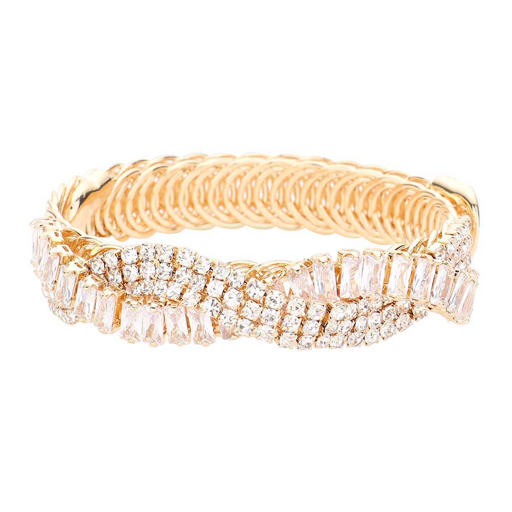 CZ Stone Pave Evening Bracelet