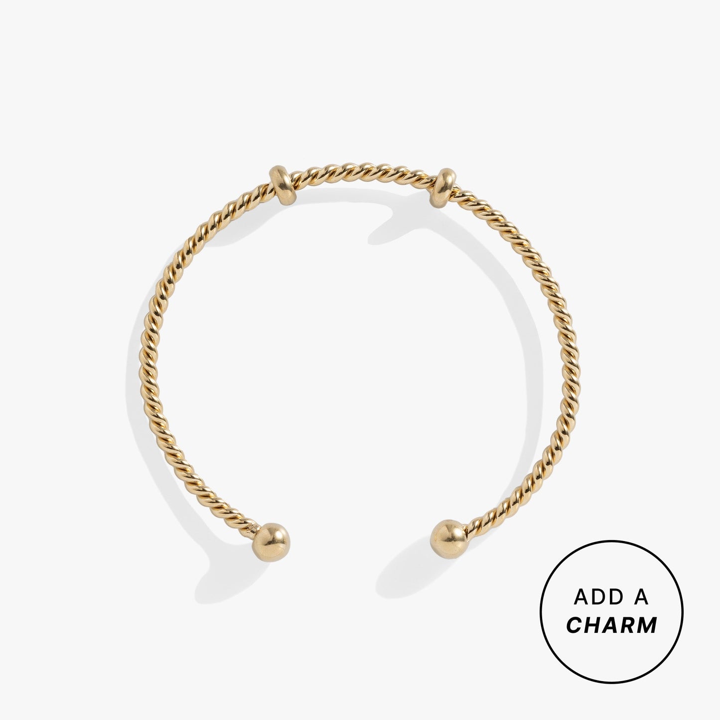 French Rope Charm Bracelet Cuff ALEX AND ANI