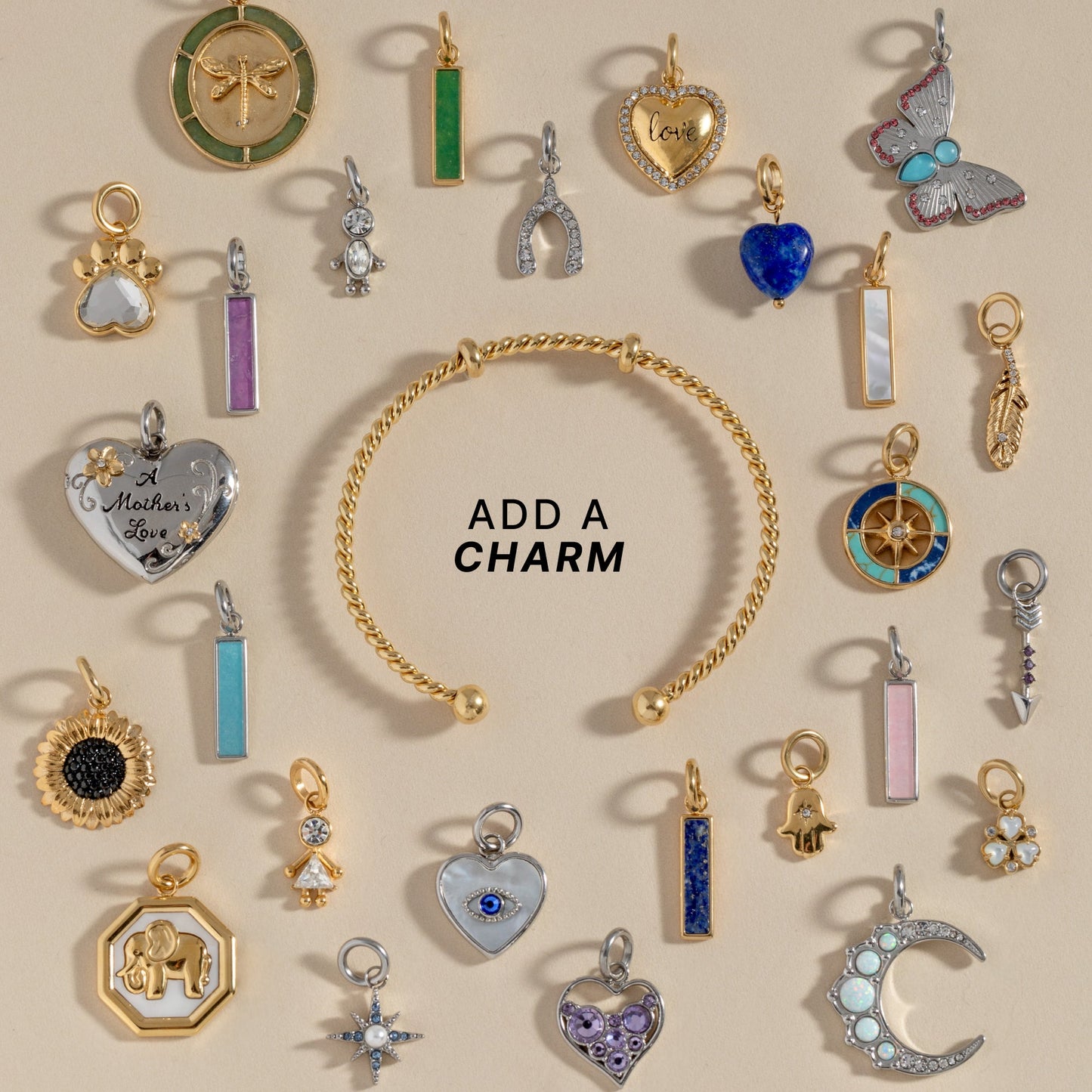 French Rope Charm Bracelet Cuff ALEX AND ANI