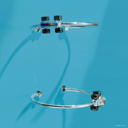 Hot Wheels™ Tiger Shark Monster Truck Moveable Cuff ALEX AND ANI