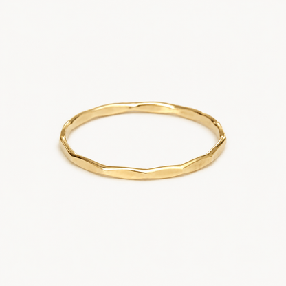 Hammered Stacking Ring