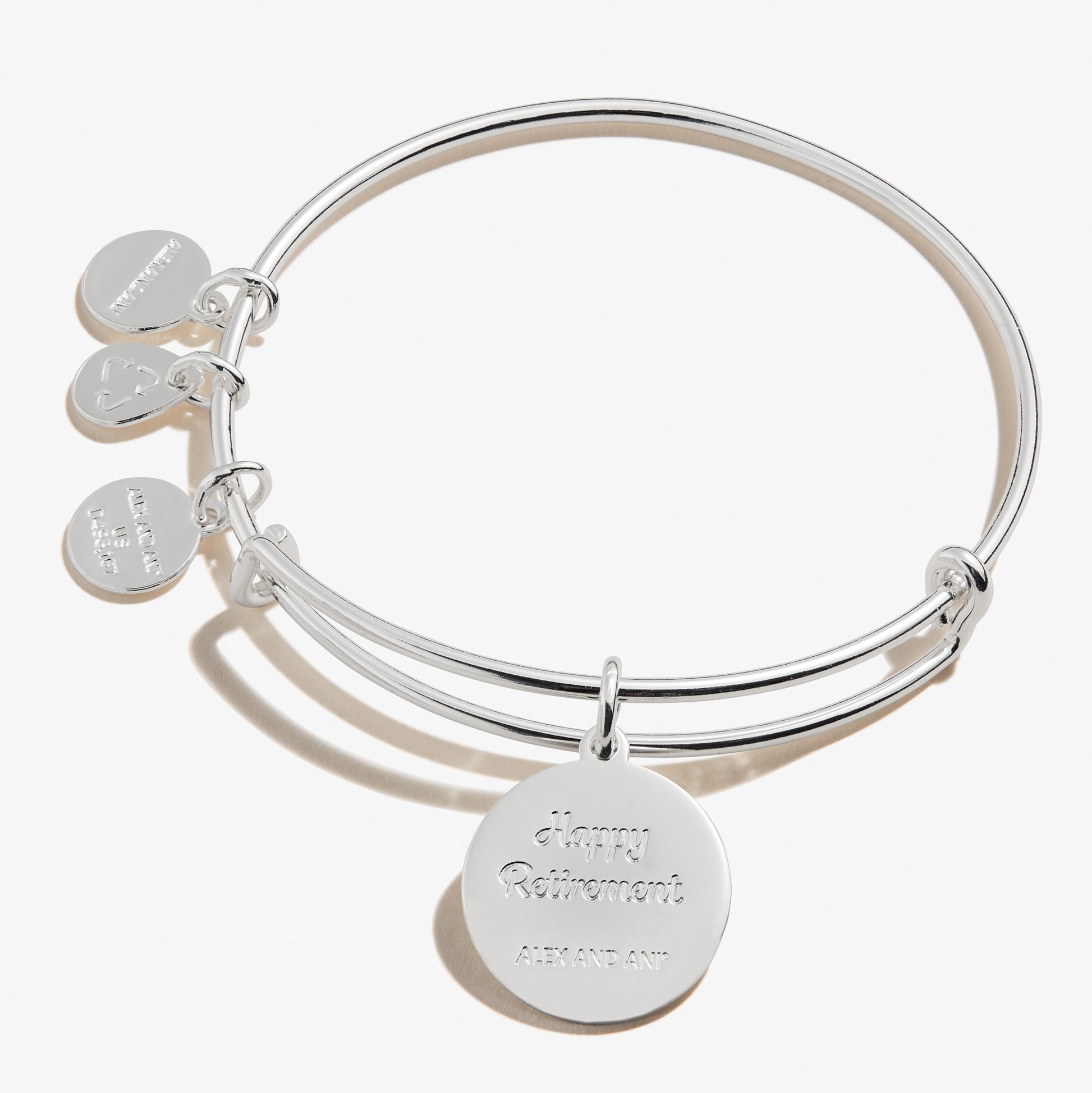 'Happy Retirement' Charm Bangle ALEX AND ANI