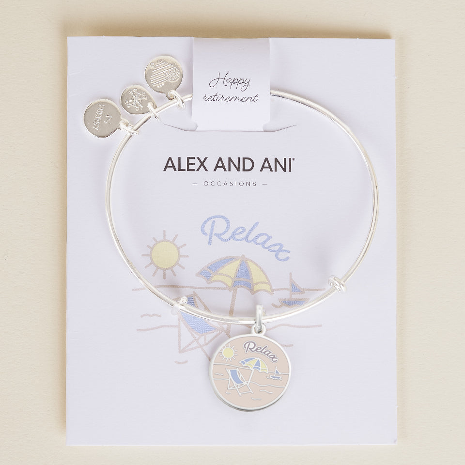 'Happy Retirement' Charm Bangle ALEX AND ANI