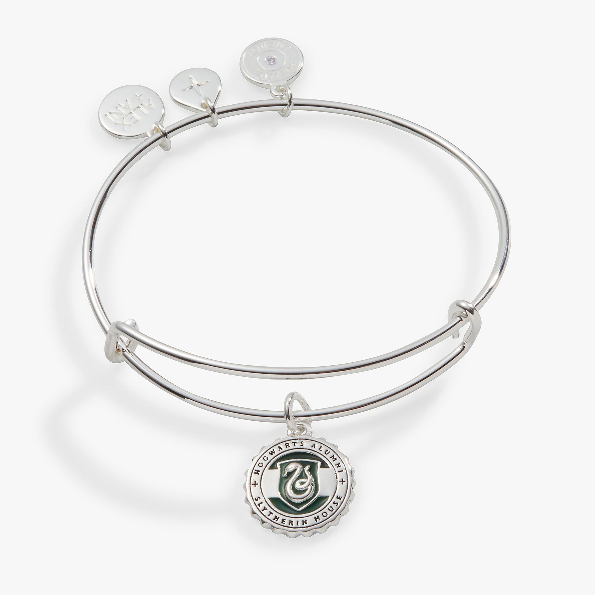 Harry Potter™ Slytherin House Charm Bangle ALEX AND ANI