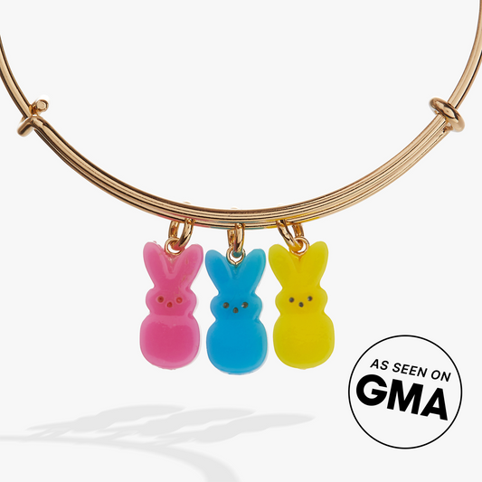 PEEPS® Bunny Multi-Charm Bangle ALEX AND ANI