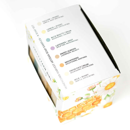Honeycomb Harvest  Goat Milk & Tallow Soap Sampler Pretty farm girl