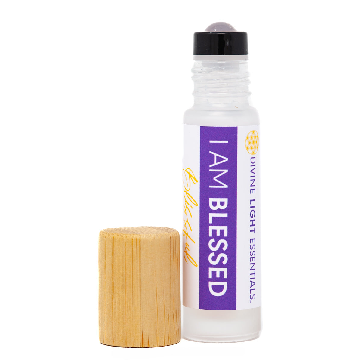 I Am Blessed Trio Set - Blue Lotus and Rose Flower Elixir - Roller Bottle, Drops and Body Spray Divine Light Codes