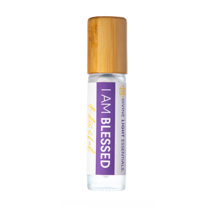 I Am Blessed Essential Oil Elixir - Blissful - Blue Lotus & Rose - Roller Divine Light Codes