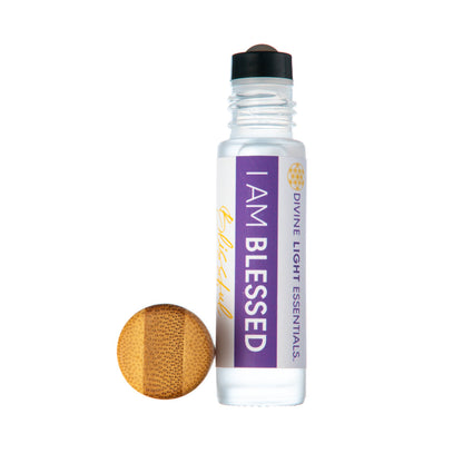 I Am Blessed Essential Oil Elixir - Blissful - Blue Lotus & Rose - Roller Divine Light Codes