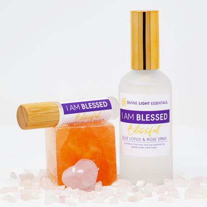 I Am Blessed Duo - Blessing Spray & Elixir Roller Bottle Divine Light Codes