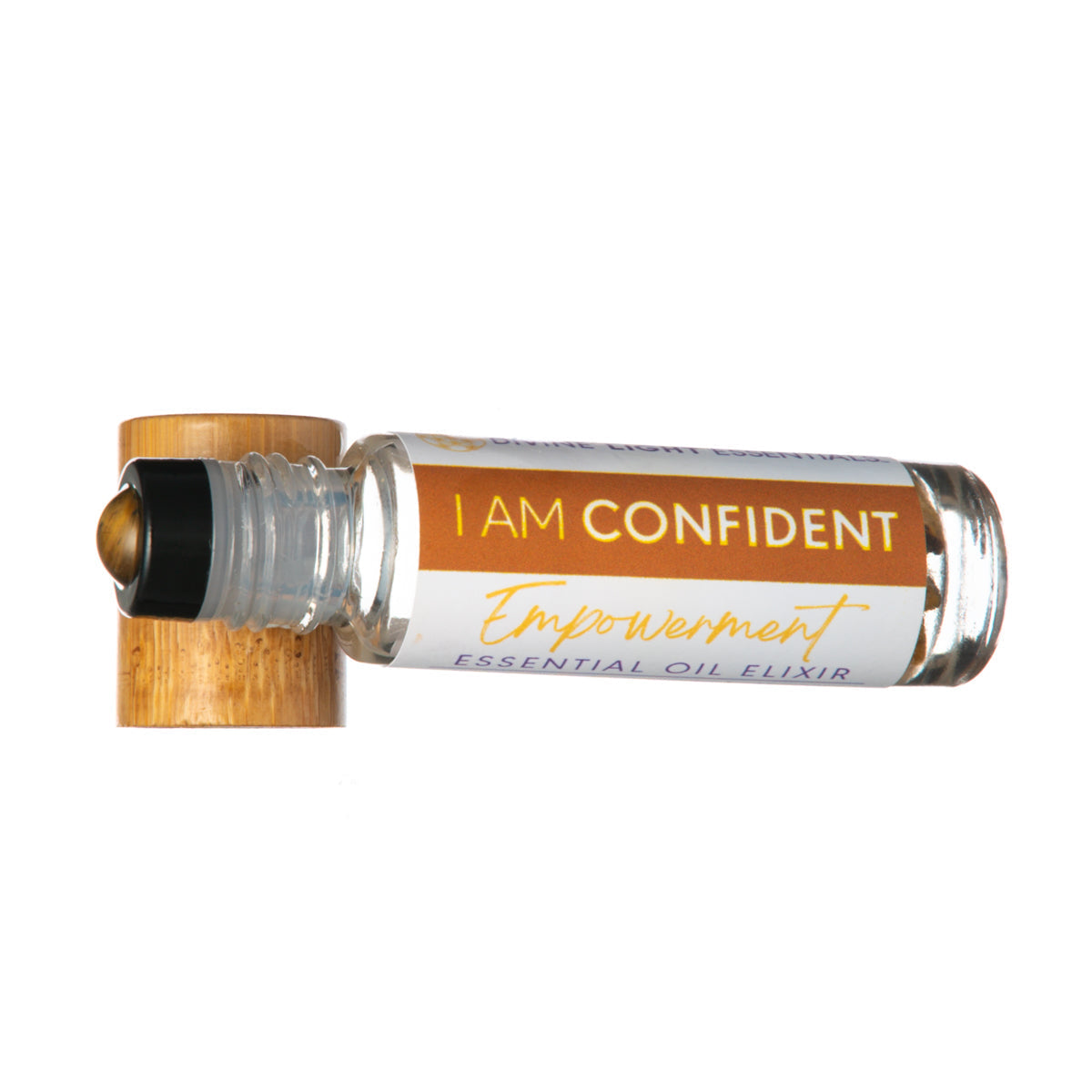 I Am Confident Essential Oil Elixir - Empowerment - Aromatherapy Roller Bottle Divine Light Codes