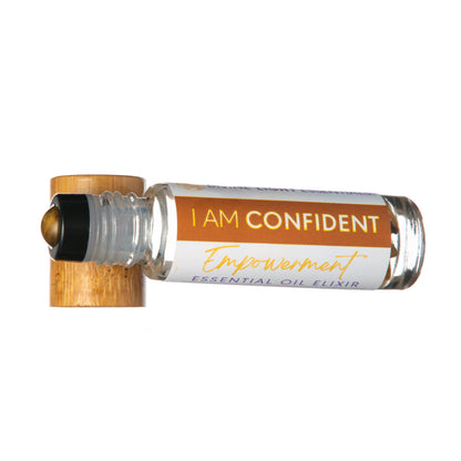 I Am Confident Essential Oil Elixir - Empowerment - Aromatherapy Roller Bottle Divine Light Codes