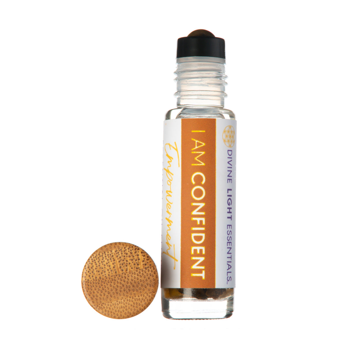 I Am Confident Essential Oil Elixir - Empowerment - Aromatherapy Roller Bottle Divine Light Codes