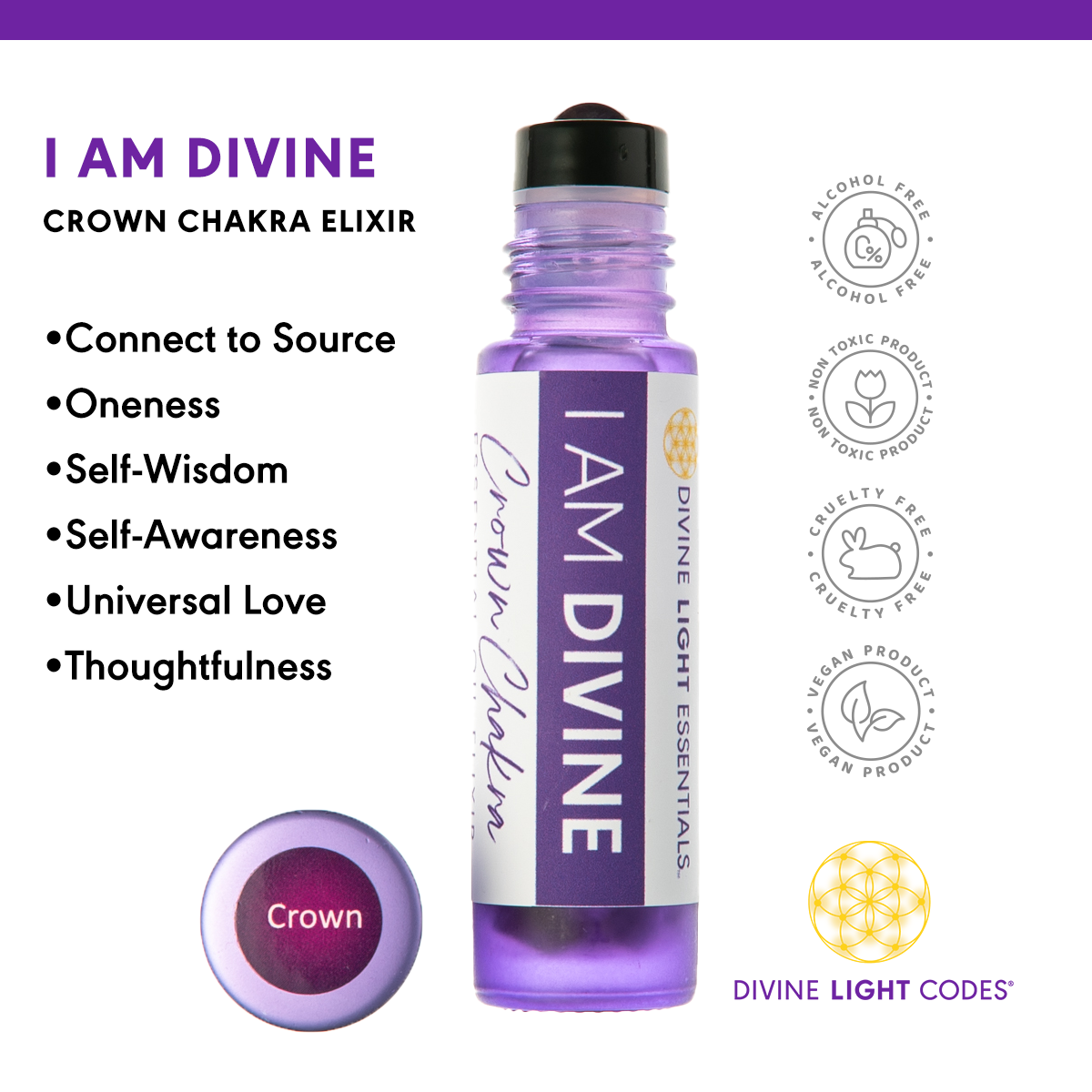 Lift Yourself Elixir Bundle - Essential Oils for Unity Consciousness - Ascension - Intuition - 3 Roller Bottles Divine Light Codes