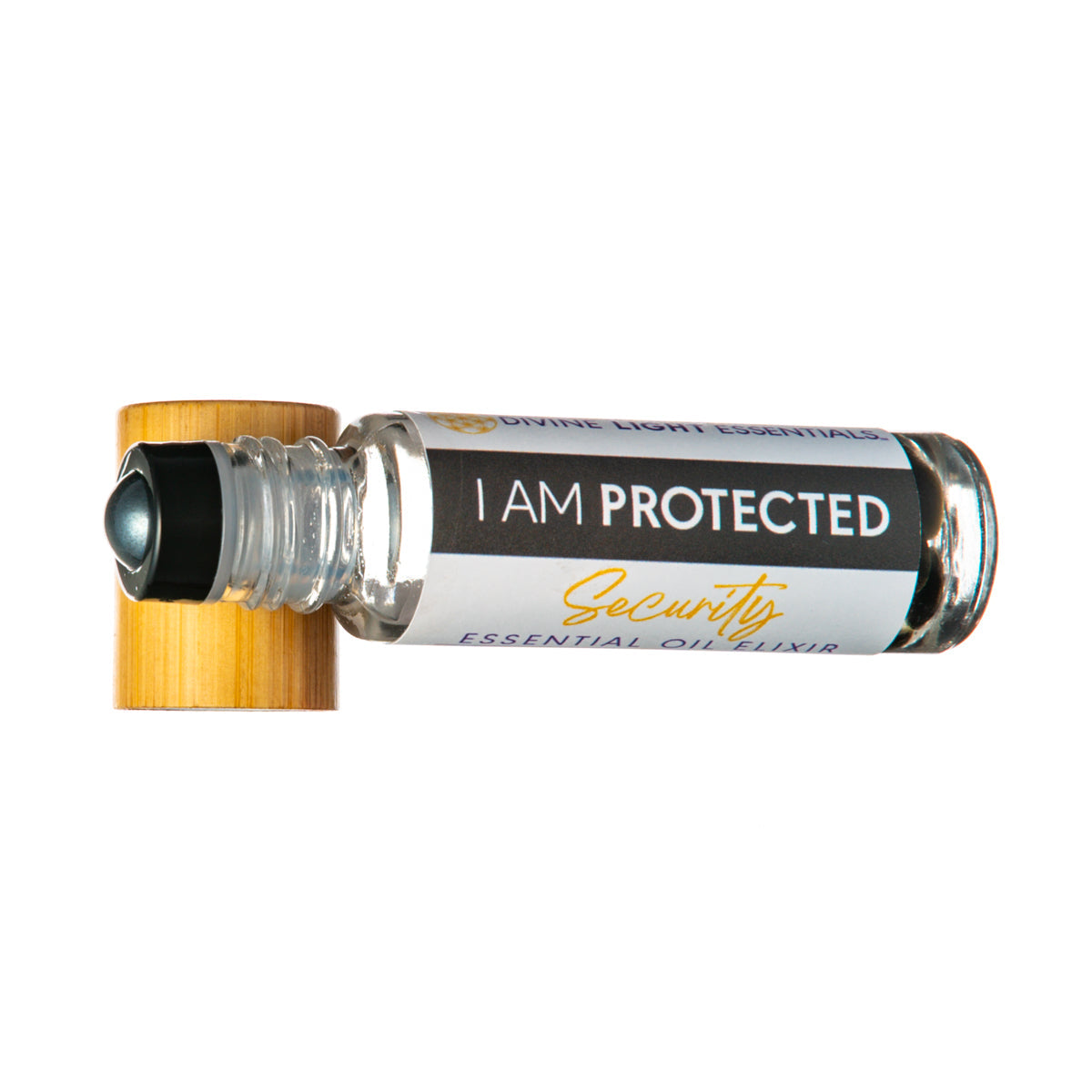 I Am Protected Essential Oil Elixir - Security - Grounding - Protection - Aromatherapy Roller Bottle Divine Light Codes