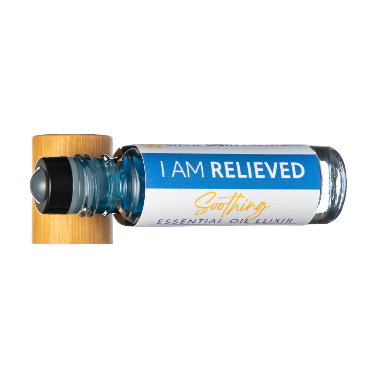 I Am Relieved Essential Oil Elixir - Soothing - Aromatherapy Roller Bottle Divine Light Codes
