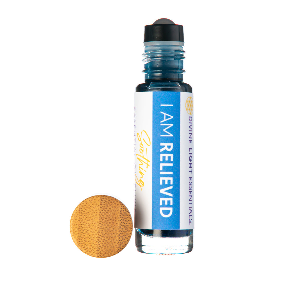 I Am Relieved Essential Oil Elixir - Soothing - Aromatherapy Roller Bottle Divine Light Codes