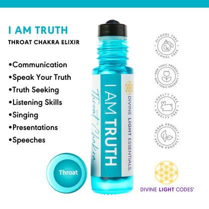 Chakra Balancing Elixirs - Essential Oils - 10 Roller Bottles Set Divine Light Codes