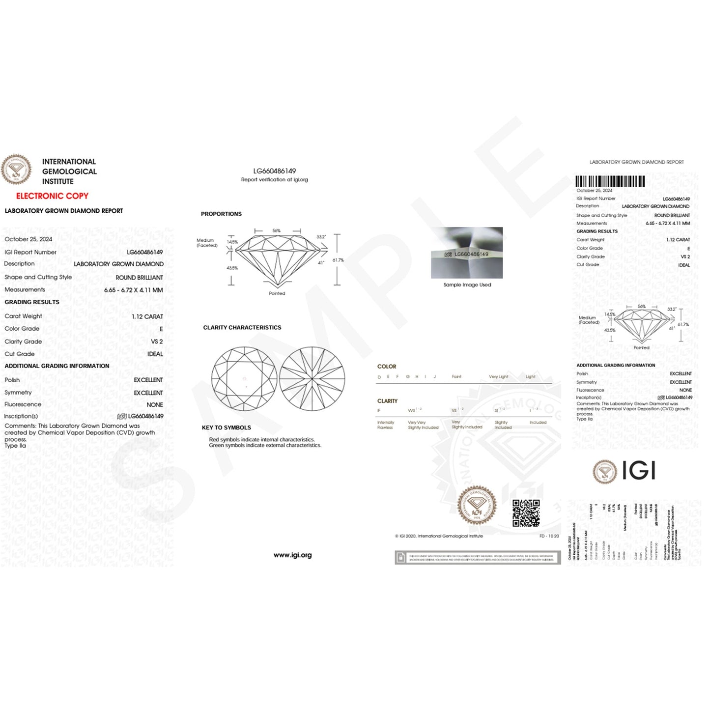 IGI Certified Solitaire Lab Grown Pink Diamond Engagement Ring for Women