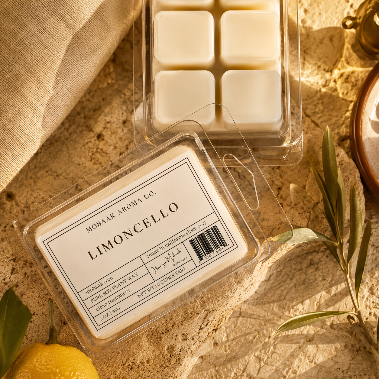 Limoncello Wickless Tart Mobaak Aromatherapy Shoppe