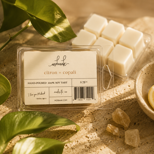 Citron + Copali Wickless Tart Mobaak Aromatherapy Shoppe