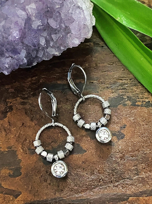 HALO SHIMMER EARRINGS Bellaforma Jewelry