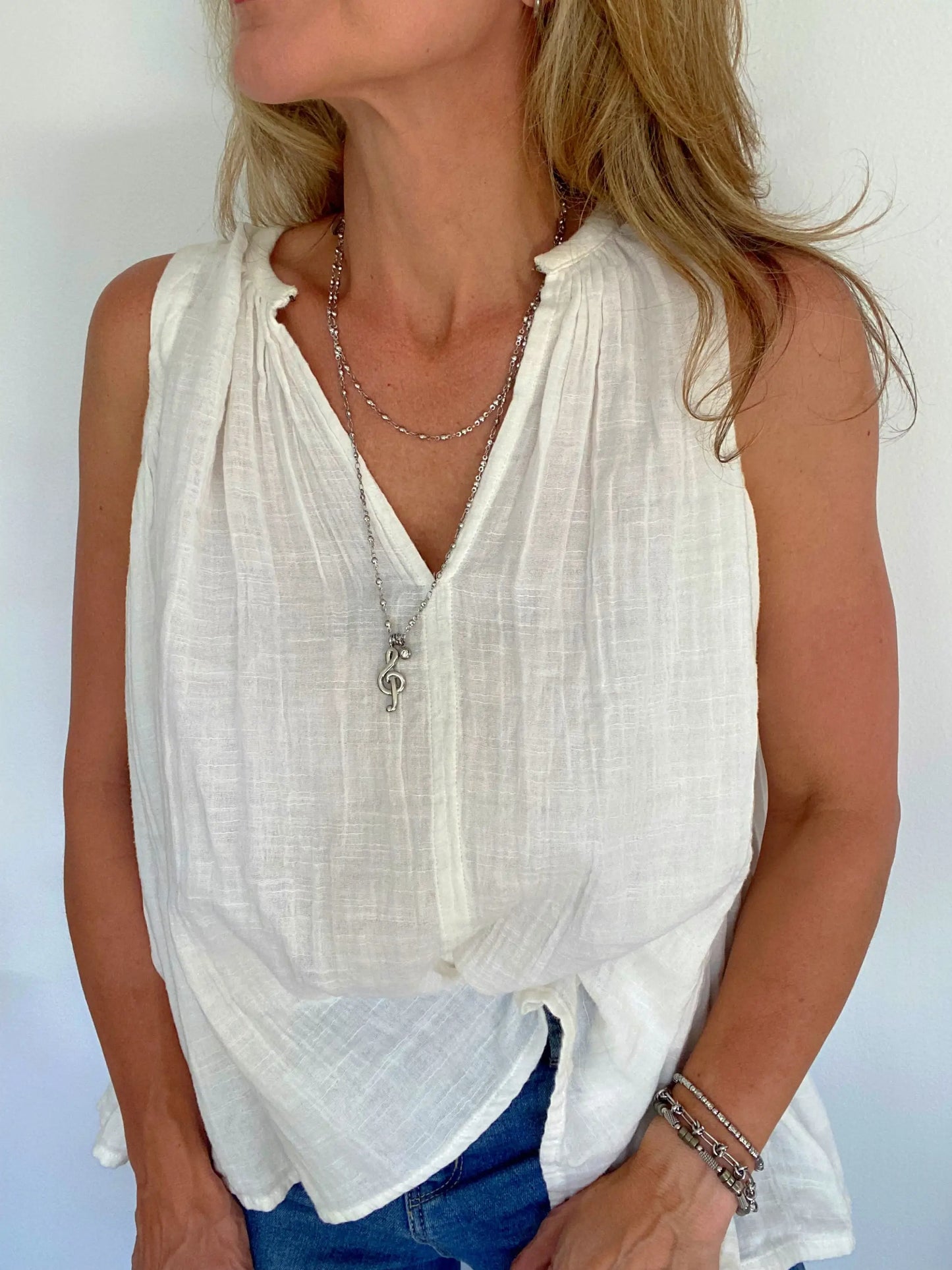 MUSICAL NOTE NECKLACE Bellaforma Jewelry