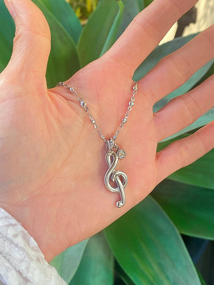 MUSICAL NOTE NECKLACE Bellaforma Jewelry