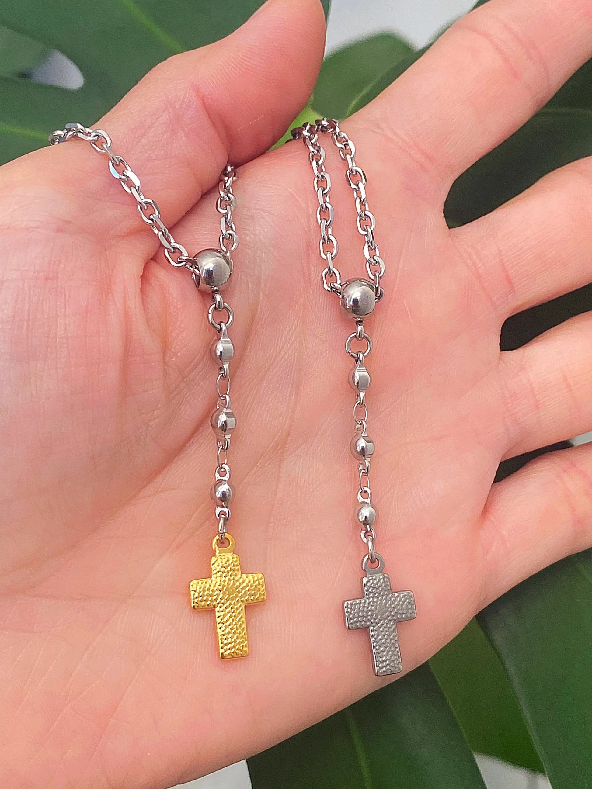CROSS LARIAT CHOKER Bellaforma Jewelry