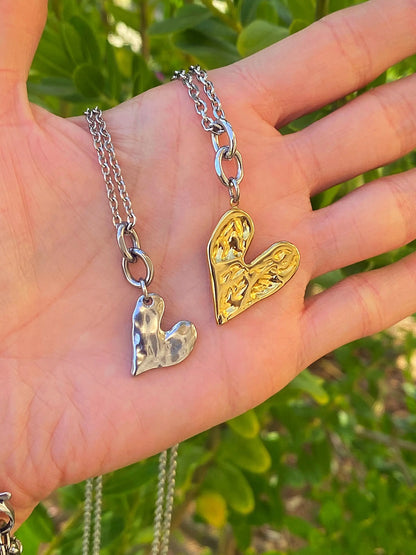 REBEL HEART NECKLACE Bellaforma Jewelry