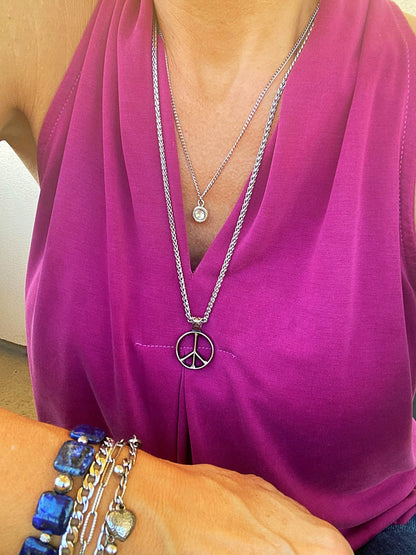 CLASSIC PEACE NECKLACE Bellaforma Jewelry