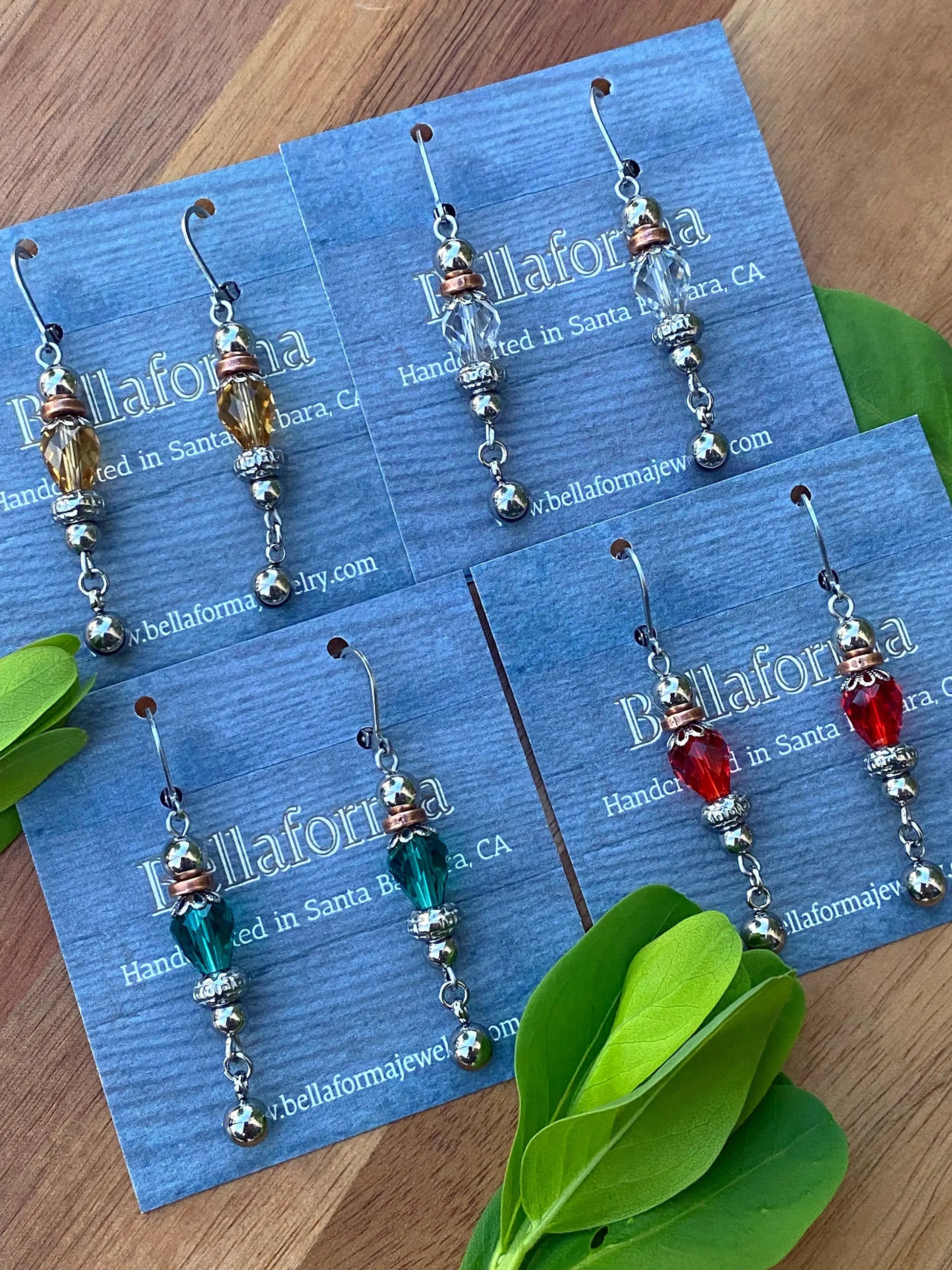 SILVER SPICE EARRINGS Bellaforma Jewelry