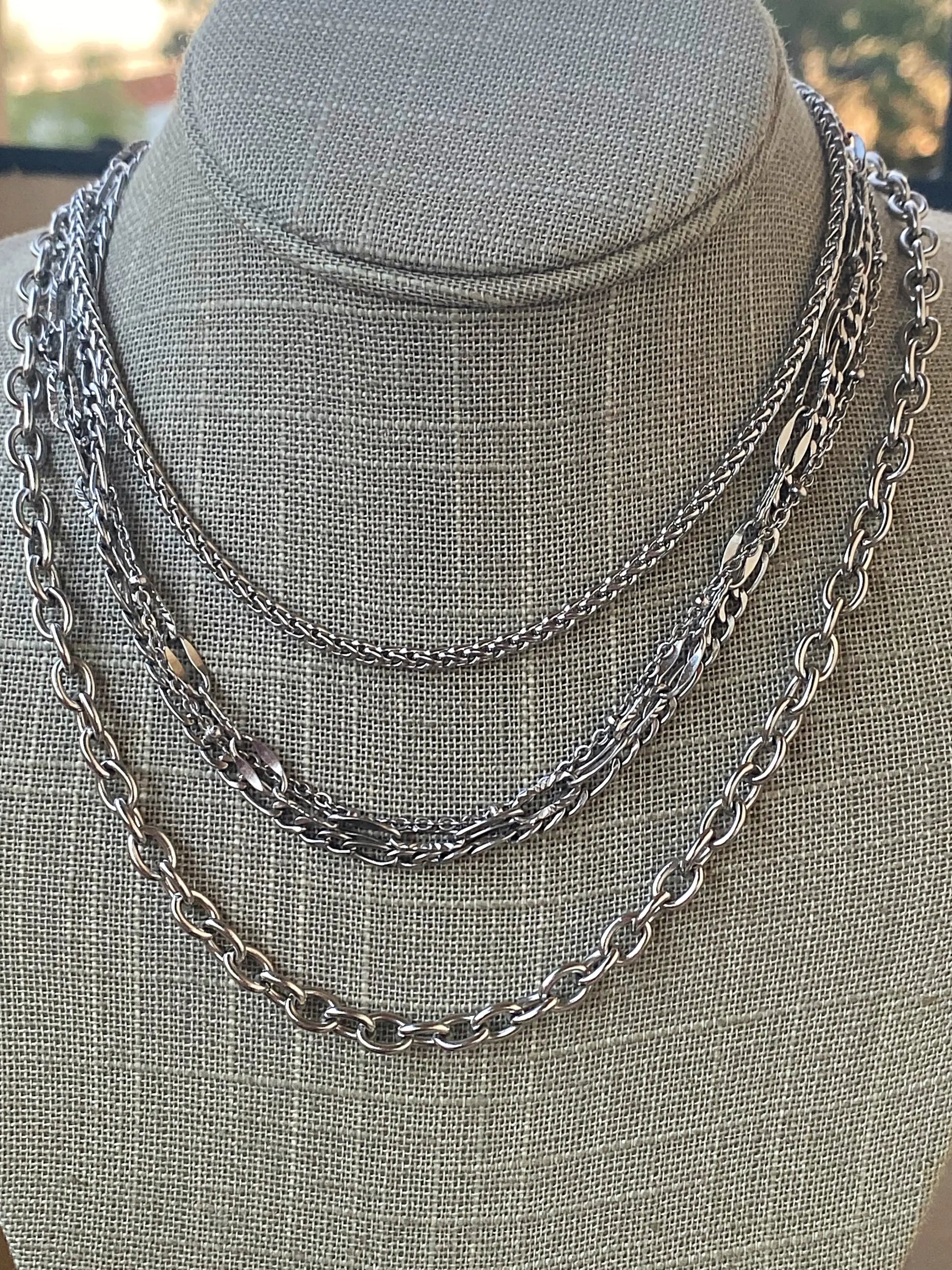 MULTI CHAIN NECKLACE Bellaforma Jewelry