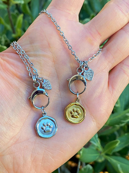 PAW PRINT NECKLACE Bellaforma Jewelry