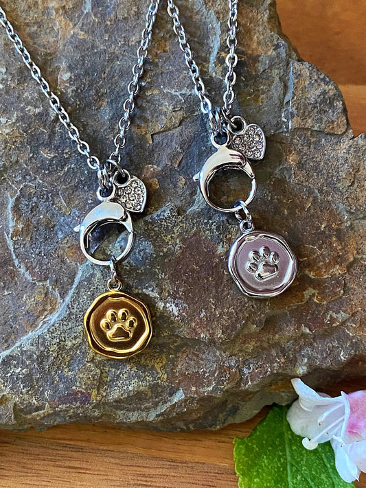 PAW PRINT NECKLACE Bellaforma Jewelry